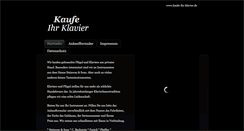 Desktop Screenshot of kaufe-ihr-klavier.de