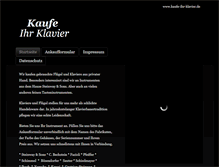 Tablet Screenshot of kaufe-ihr-klavier.de